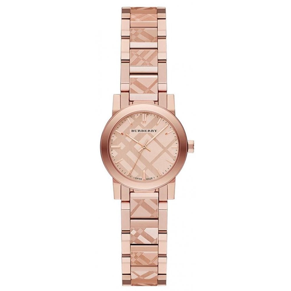 Burberry gold watch hotsell