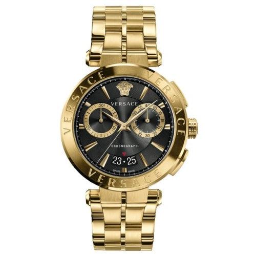 Versace Aion Men's Gold Chronograph 45mm Watch VE1D01721