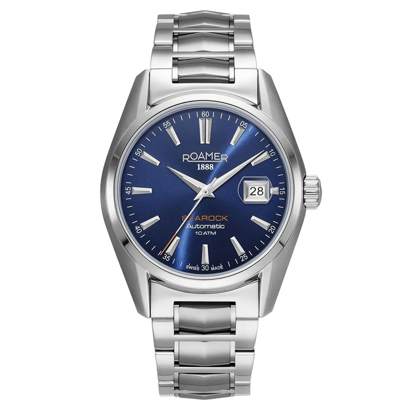 Roamer Searock Automatic Men's Watch Blue Dial 210665 41 45 20