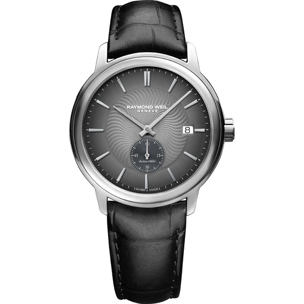 Raymond Weil Maestro Men's Watch Black Leather 2238-STC-60001