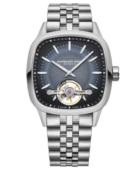 Raymond Weil Freelancer Men's Watch Blue Open Heart Automatic 2790-ST-50051