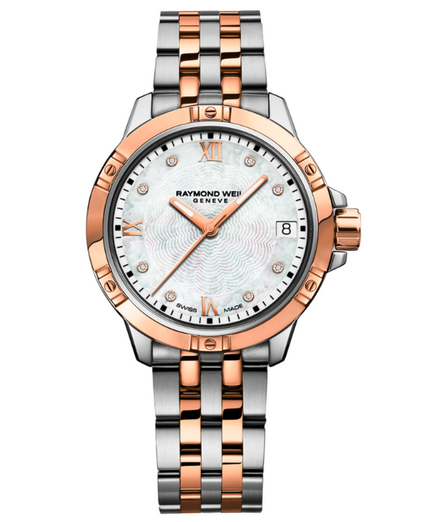 Raymond Weil Tango Ladies Watch Two Tone Mother-of-Pearl 5960-SP5-00995