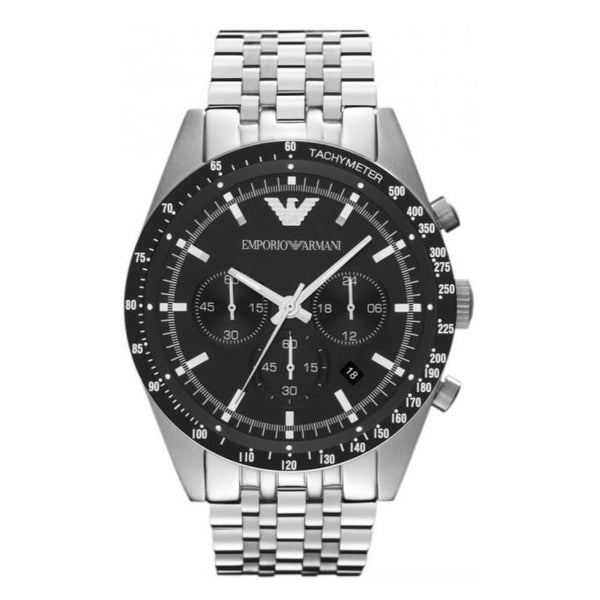 Emporio armani ar6088 hotsell tazio men's chronograph watch