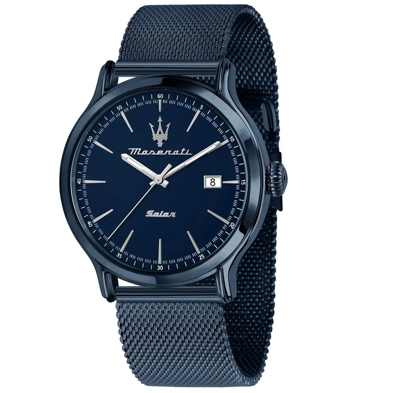 Maserati Solar Edition Men's Watch Blue Mesh R8853149001