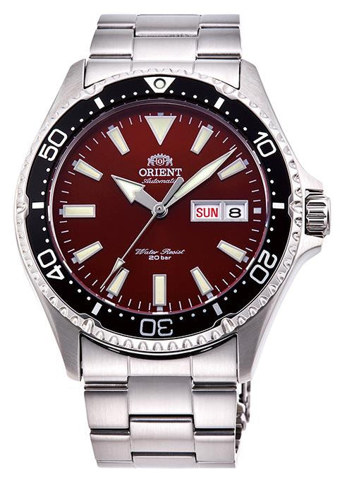 Orient Mako 3 Men's Watch Red Dial RA-AA0003R39B