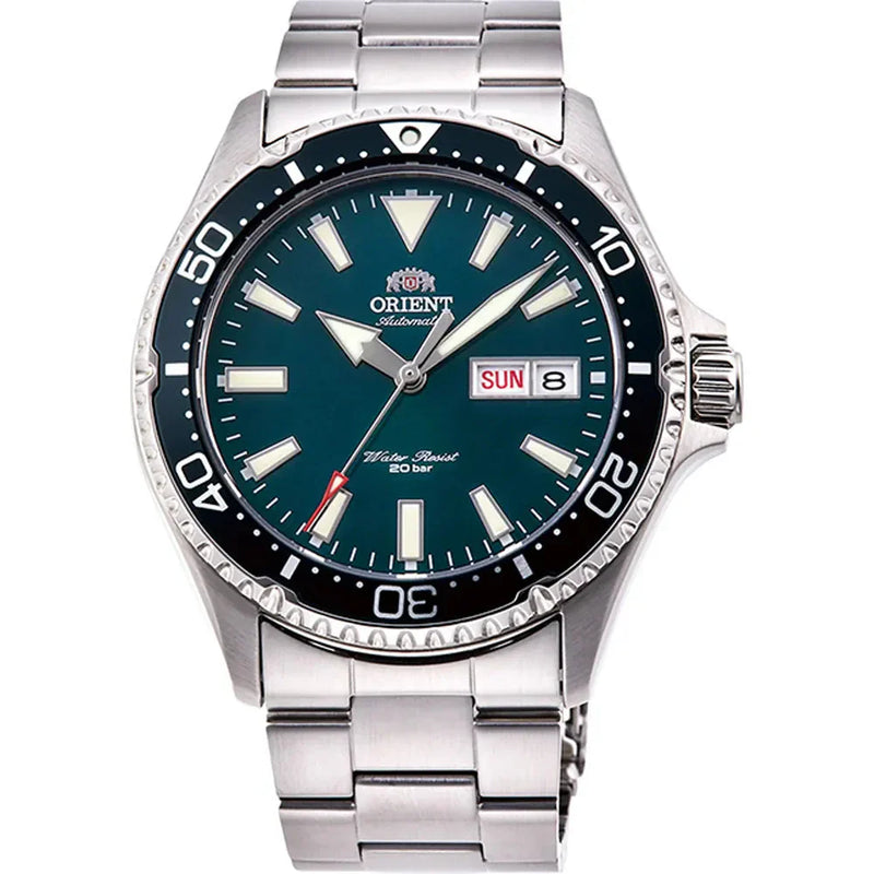 Orient Mako 3 Men's Watch Green Dial RA-AA0004E39B