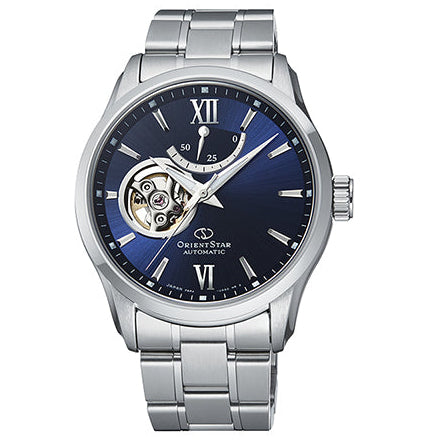 Orient Star Contemporary Open-Heart Men's Watch Blue Dial Automatic RE-AT0001L00B