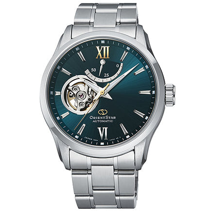 Orient Star Contemporary Open-Heart Men's Watch Green Dial Automatic RE-AT0002E00B