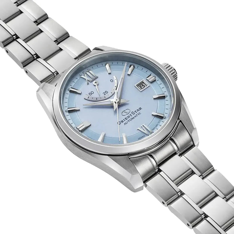 Orient Star Contemporary Men's Watch Ice Blue Dial Automatic RE-AU0109L00B