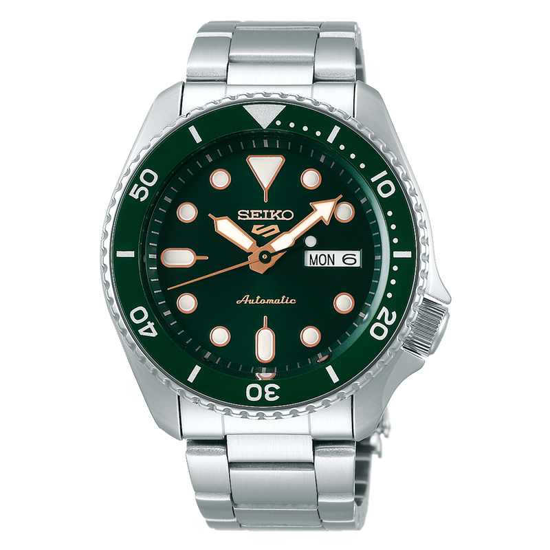 Seiko 5 Sports Men's Watch Green Dial Automatic SRPD63K1