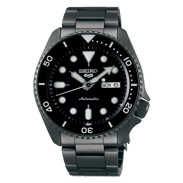 Seiko 5 Sports Men's Watch Black Automatic SRPD65K1