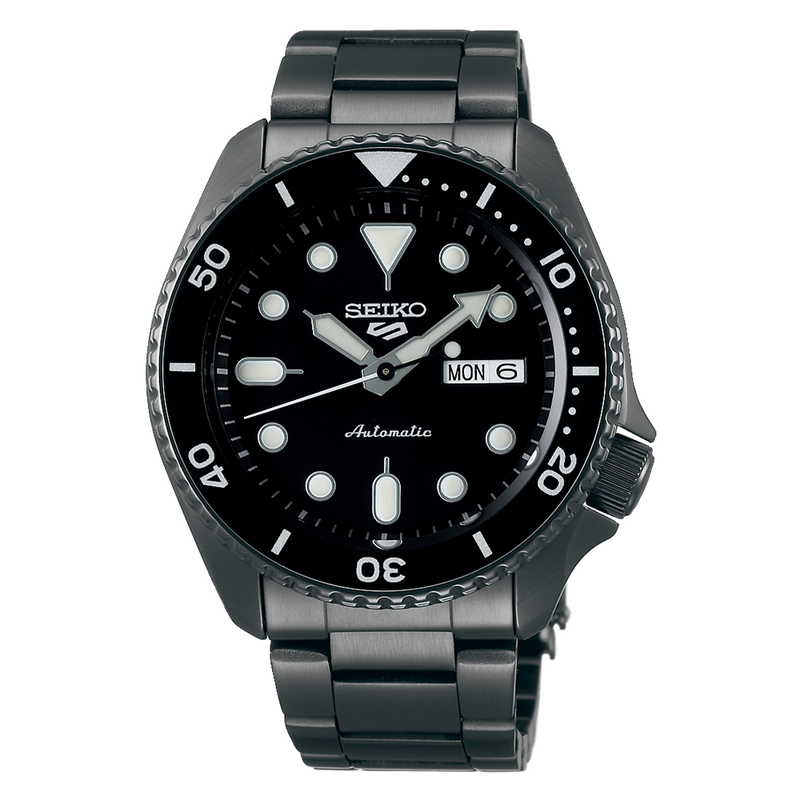 Seiko 5 Sports Men's Watch Black Automatic SRPD65K1