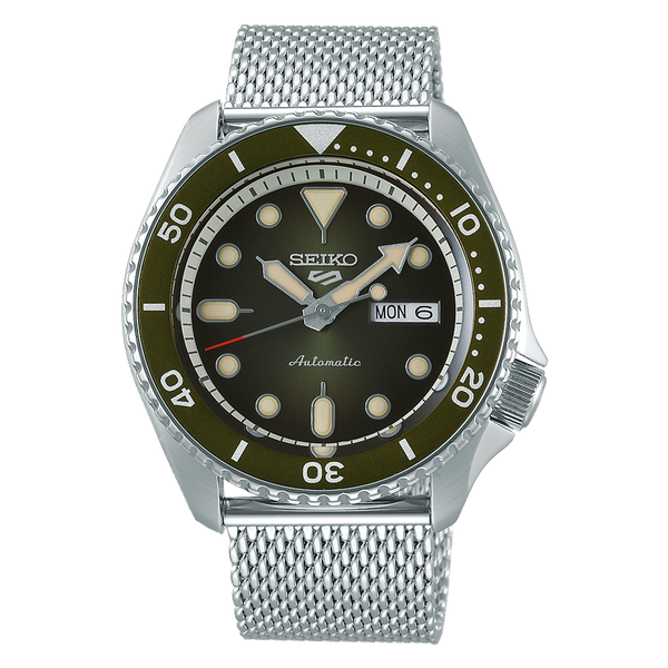 Seiko 5 Sports Men's Watch Green Dial Automatic SRPD75K1