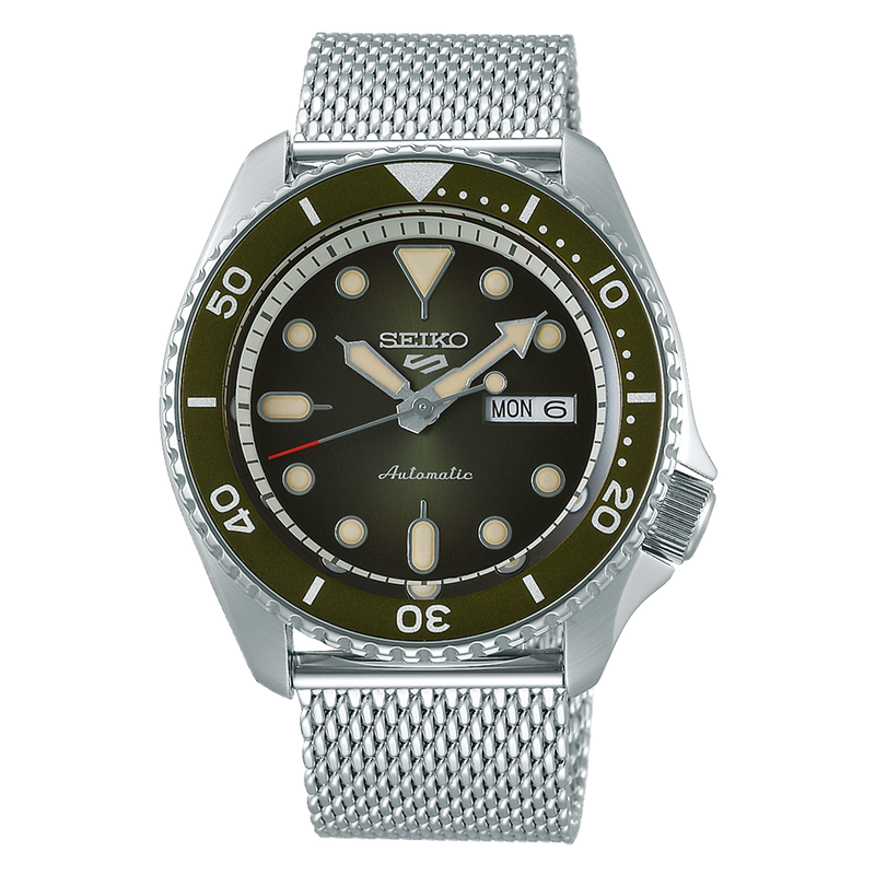 Seiko 5 Sports Men's Watch Green Dial Automatic SRPD75K1