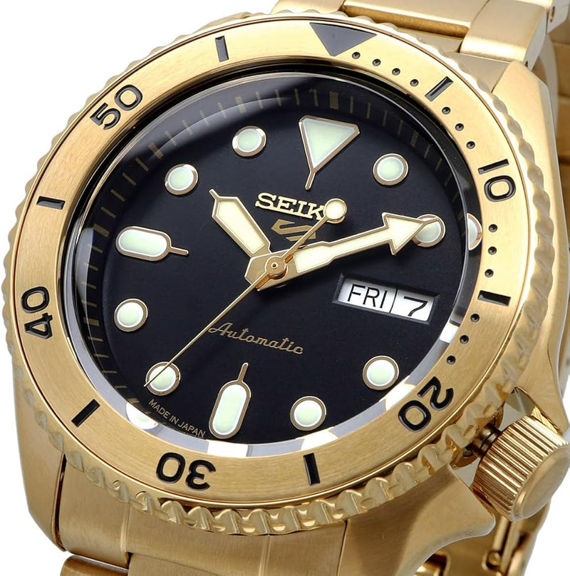 Seiko 5 Sports Special Creation Men's Watch Gold Automatic SRPK18