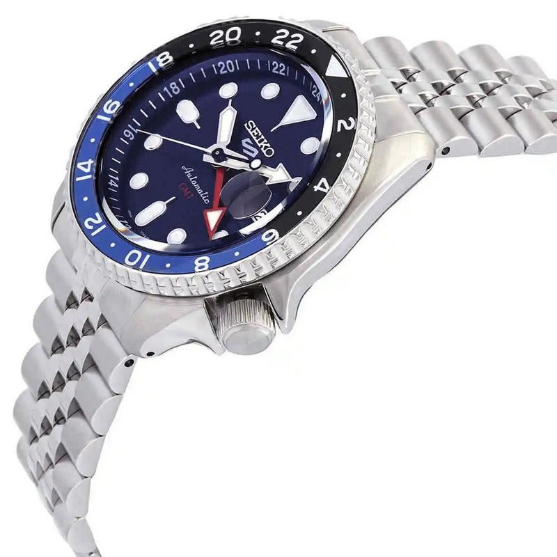 Seiko 5 Sports GMT Men's Watch Blue Dial Automatic SSK003K1