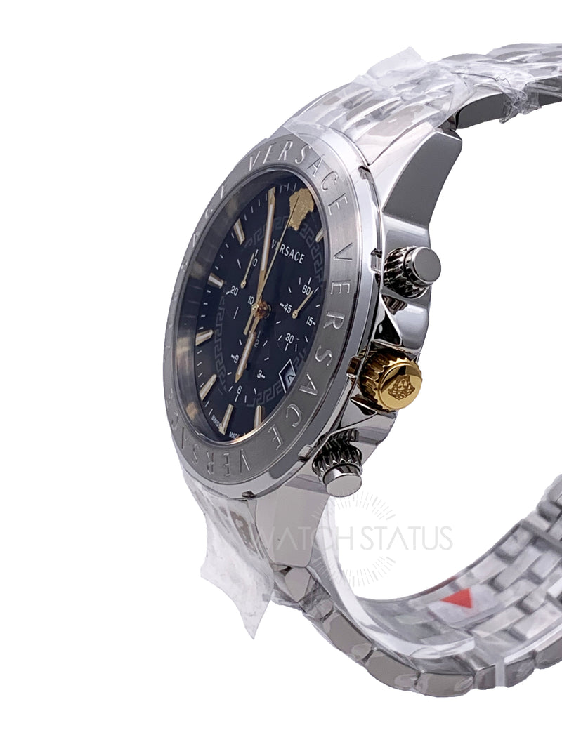 Versace Chrono Signature Men's Watch Black Dial Chronograph VEV601523