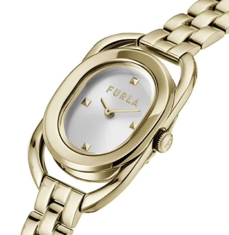 Furla Studs Index Watch Ladies Gold WW00008005L2