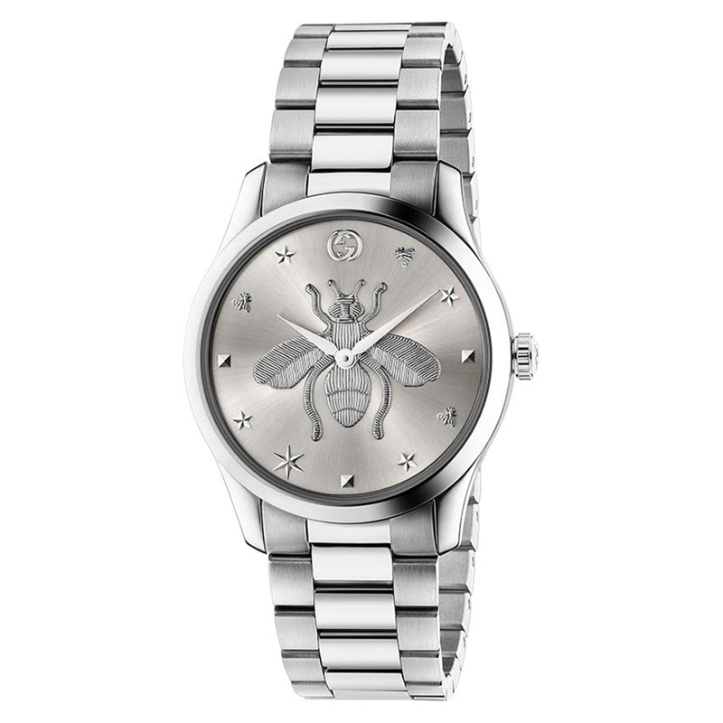 Gucci G-Timeless Bee Watch Silver YA1264126