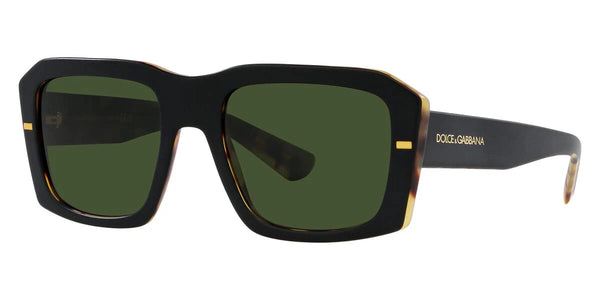 Dolce & Gabbana Men's Sunglasses Matte Black / Havana Square DG4430 - 340471