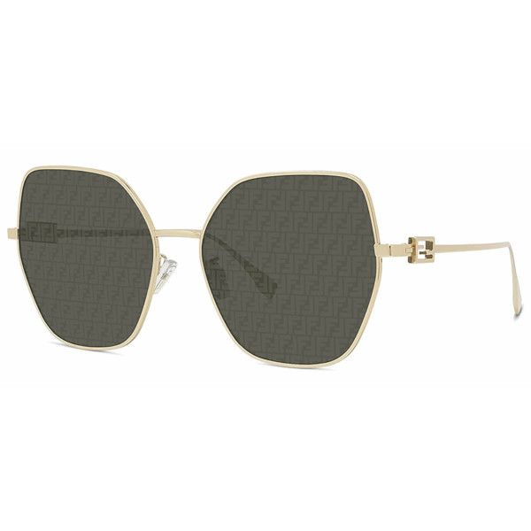 Fendi Ladies Sunglasses Grey Lens FE40033U 10C