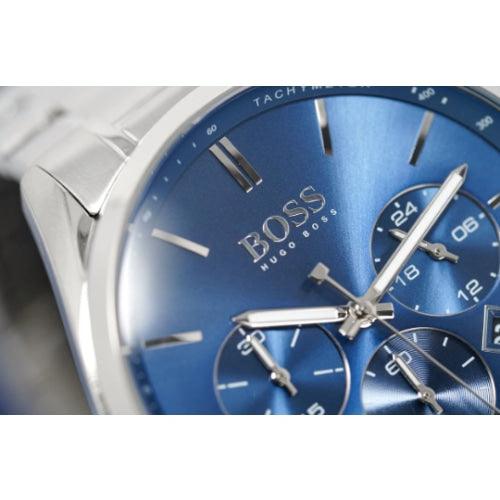 Dial Watch Chronograph HB1513818 Blue BOSS Men\'s Champion