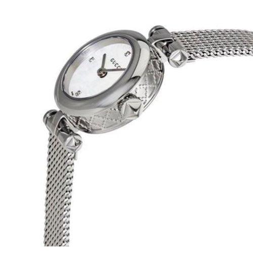 Gucci Diamantissima Ladies Silver 23mm Watch YA141512 - WatchStatus Ltd