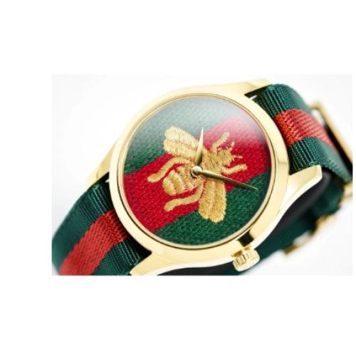 Gucci fabric watch best sale