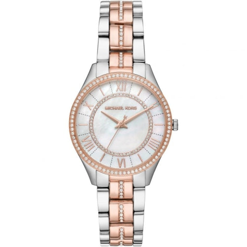 Michael Kors MK3979 Ladies Lauryn Two-tone/Mother-of-Pearl Watch - Watches