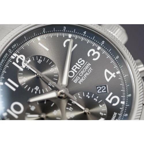 Oris Watch Big Crown Propilot Chronograph Grey - Watches & Crystals