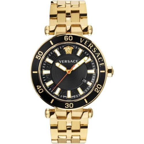 Versace Greca Sport Men’s Gold 43mm Watch VEZ300721 - Watches