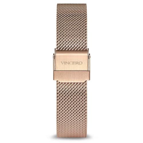 Vincero Kleio Ladies Rose Gold Chronograph Mesh Watch